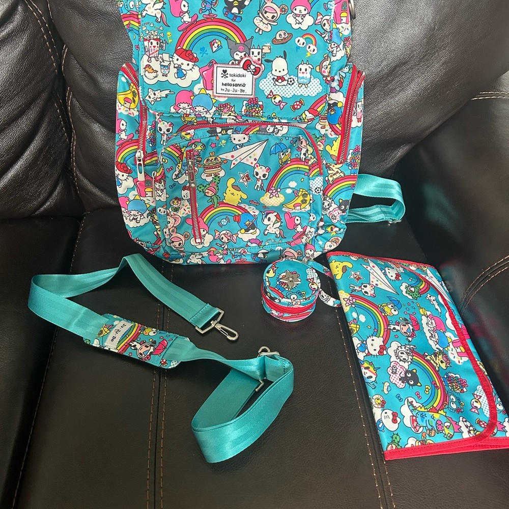 Tokidoki x Hello Kitty Colorful Backpack Set